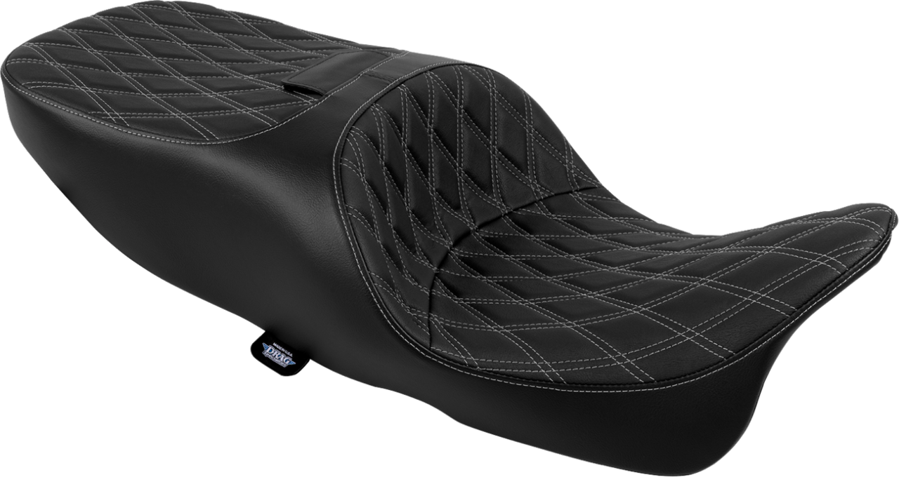 Drag Specialties Freedom Silver Diamond Seat for 2015-25 Harley Freewheeler RG3