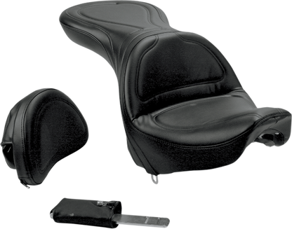 Saddlemen Explorer w/ Backrest Gel Seat 2000-2007 Harley Softail Deuce FXSTD