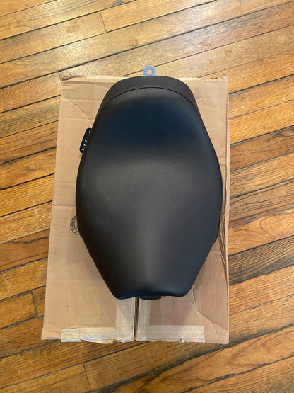 Danny Gray Black Buttcrack Solo Seat for 2011-2017 Harley Softail Blackline FLSS