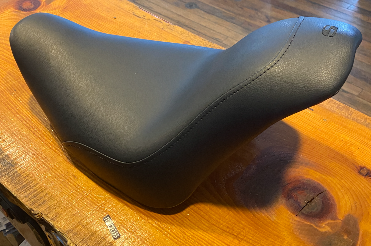 Saddlemen S3 Super Slammed Solo Gel Seat for 2006-2017 Harley Softail FXST FLSTF