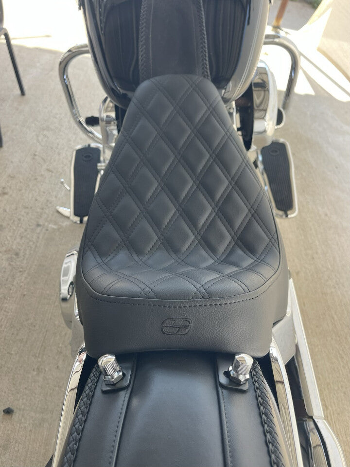 Saddlemen Renegade Lattice Solo Seat 2006-2017 Harley Softail Heritage Deluxe