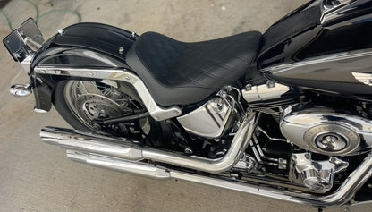 Saddlemen Renegade Lattice Solo Seat 2006-2017 Harley Softail Heritage Deluxe