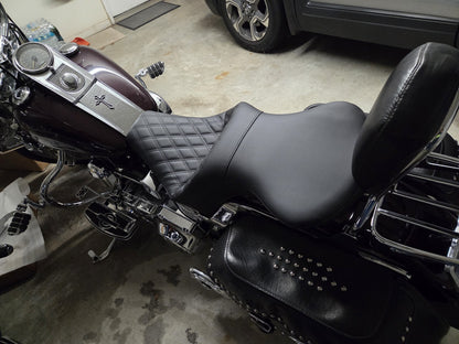 Saddlemen Explorer Lattice Gel Seat fits 2006-17 Harley Softail Heritage Classic