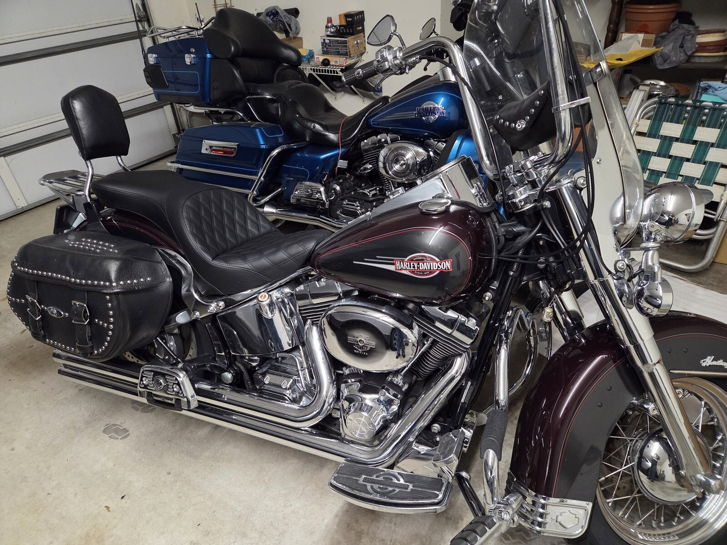 Saddlemen Explorer Lattice Gel Seat fits 2006-17 Harley Softail Heritage Classic