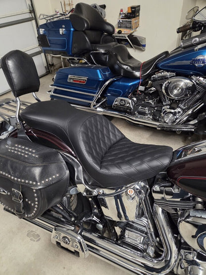 Saddlemen Explorer Lattice Gel Seat fits 2006-17 Harley Softail Heritage Classic