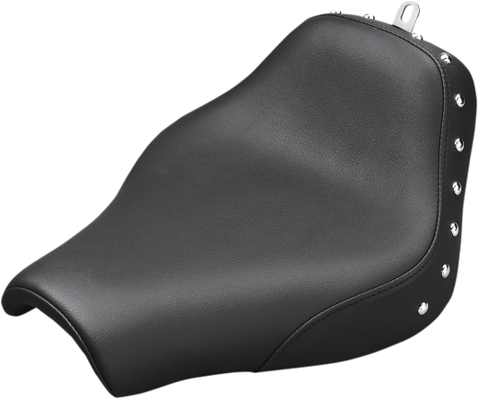 Saddlemen Renegade Studded Gel Solo Seat for 2018-2025 Harley Softail Street Bob
