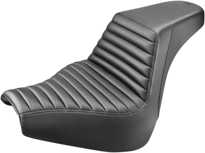 Saddlemen Black Tuck & Roll Step Up Seat for 2018-2021 Harley Softail FXBR FXBRS