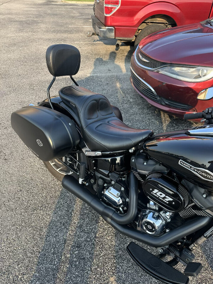 Le Pera Maverick Daddy Long Legs Seat fits 2018-2025 Harley Softail FXLR FLSB