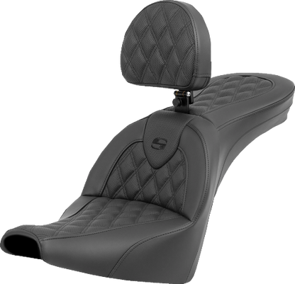 Saddlemen Roadsofa Lattice Seat & Backrest 2018-2026 Harley Softail FXST FXBB