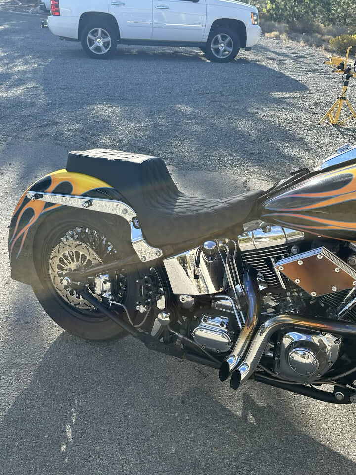 Drag Specialties Predator Diamond Seat for 2000-2017 Harley Softail FLST FXST