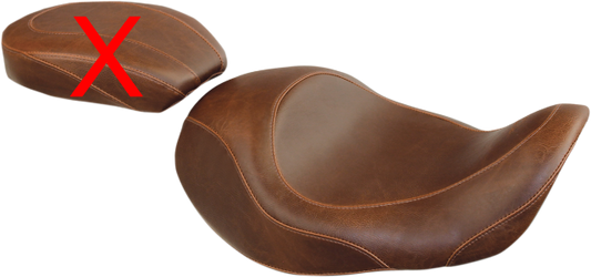 Mustang Wide Tripper Forward Position Solo Seat 2006-2017 Harley Dyna FXD FXDB