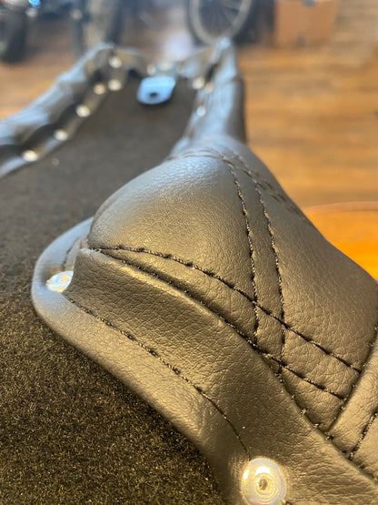 Saddlemen Step Up Black Lattice Stitch Gel Seat for 2004-2005 Harley Dyna FXD