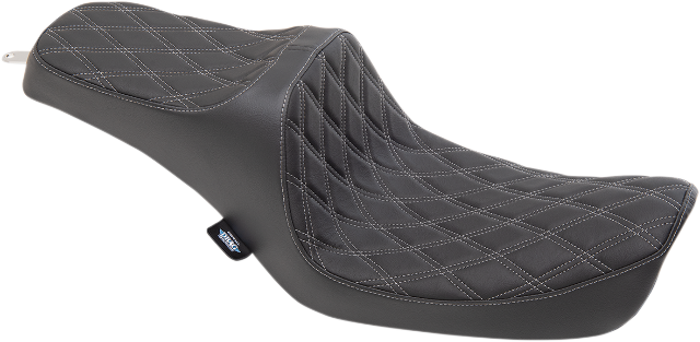 Drag Specialties Predator III Silver Diamond Seat fits 1996-2003 Harley Dyna FXD