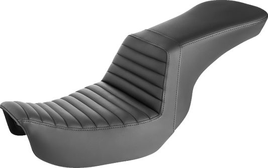 Saddlemen Tour Step-Up Black Tuck-N-Roll Gel Seat fits 2006-2017 Harley Dyna FXD