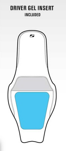 Saddlemen SDC Carbon Tuck N Roll Seat & Backrest fits 1996-2003 Harley Dyna FXD