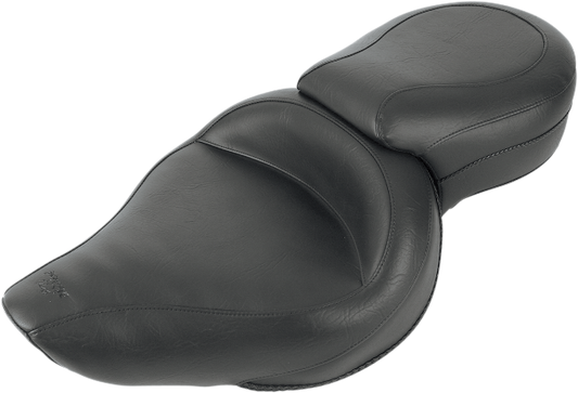 Mustang Vintage Style Seat for 2004-2021 Harley Sportster with 3.3 Gallon Tank