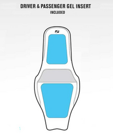 Saddlemen Roadsofa Stitched Gel Seat & Backrest for 22-25 Harley Nightster RH975