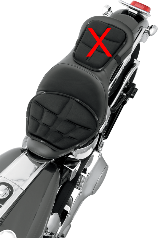 Saddlemen 12.5" x 15.5" Extra Large Driver Memory Foam Gel Motorcycle Seat Pad