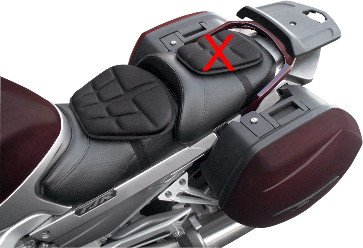 Saddlemen 12.5" x 15.5" Extra Large Driver Memory Foam Gel Motorcycle Seat Pad
