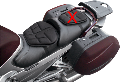 Saddlemen 12.5" x 15.5" Extra Large Driver Memory Foam Gel Motorcycle Seat Pad