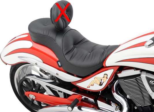 Drag Specialties Low Profile Pillow Touring Seat fits 2006-2015 Victory Jackpot