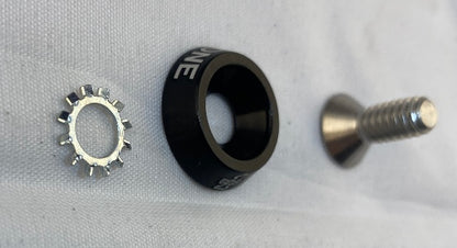 Pro One Black Universal Motorcycle 1/4"-20 Fender Seat Screw Bolt Harley Models