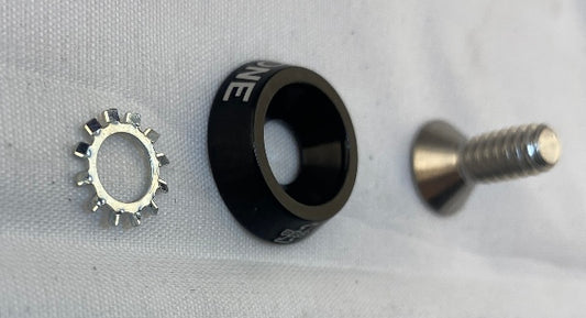 Pro One Black Universal Motorcycle 1/4"-20 Fender Seat Screw Bolt Harley Models