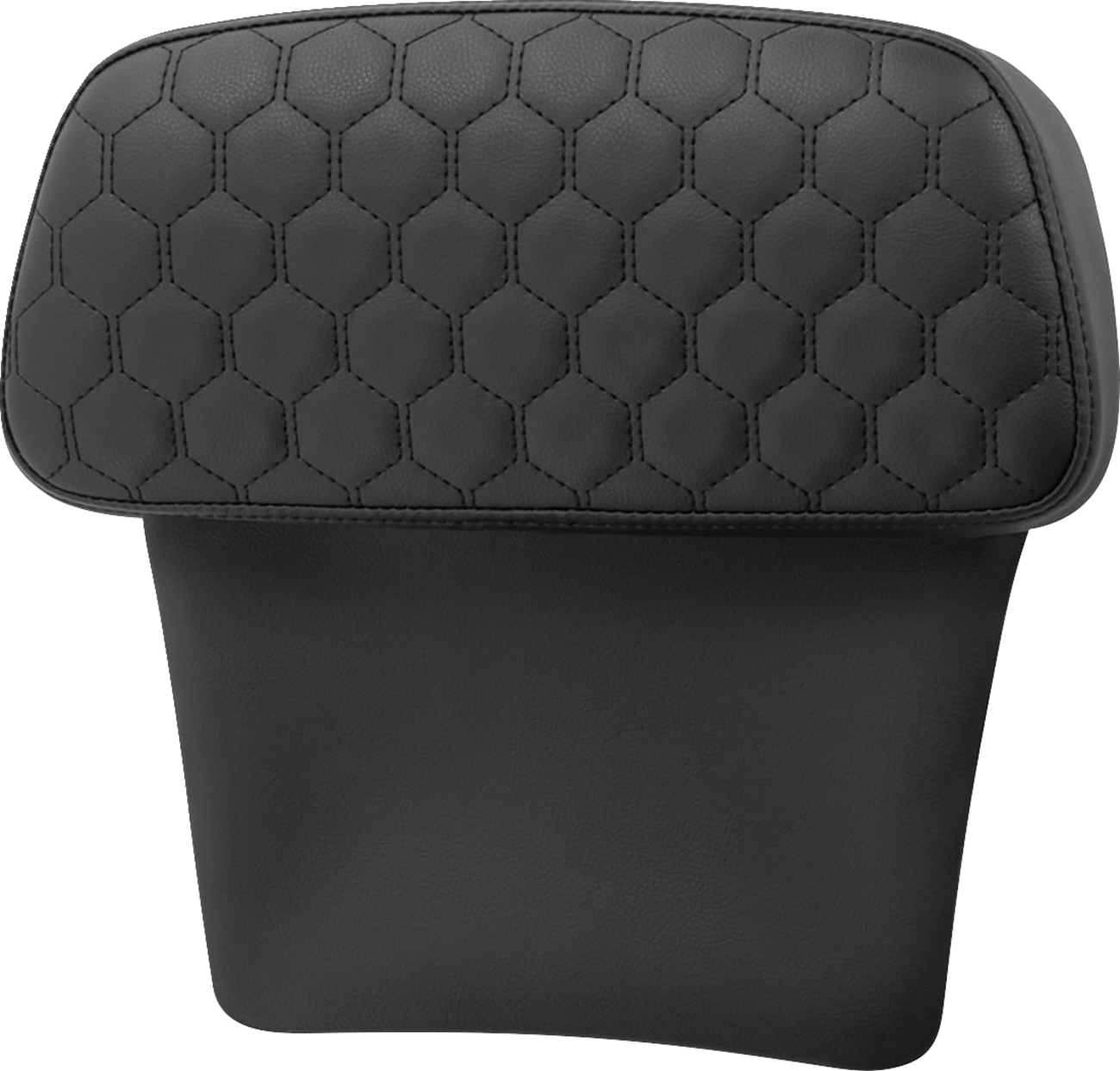 Saddlemen Chopped Tour Pak Black Honeycomb Backrest Pad for 14-24 Harley Touring