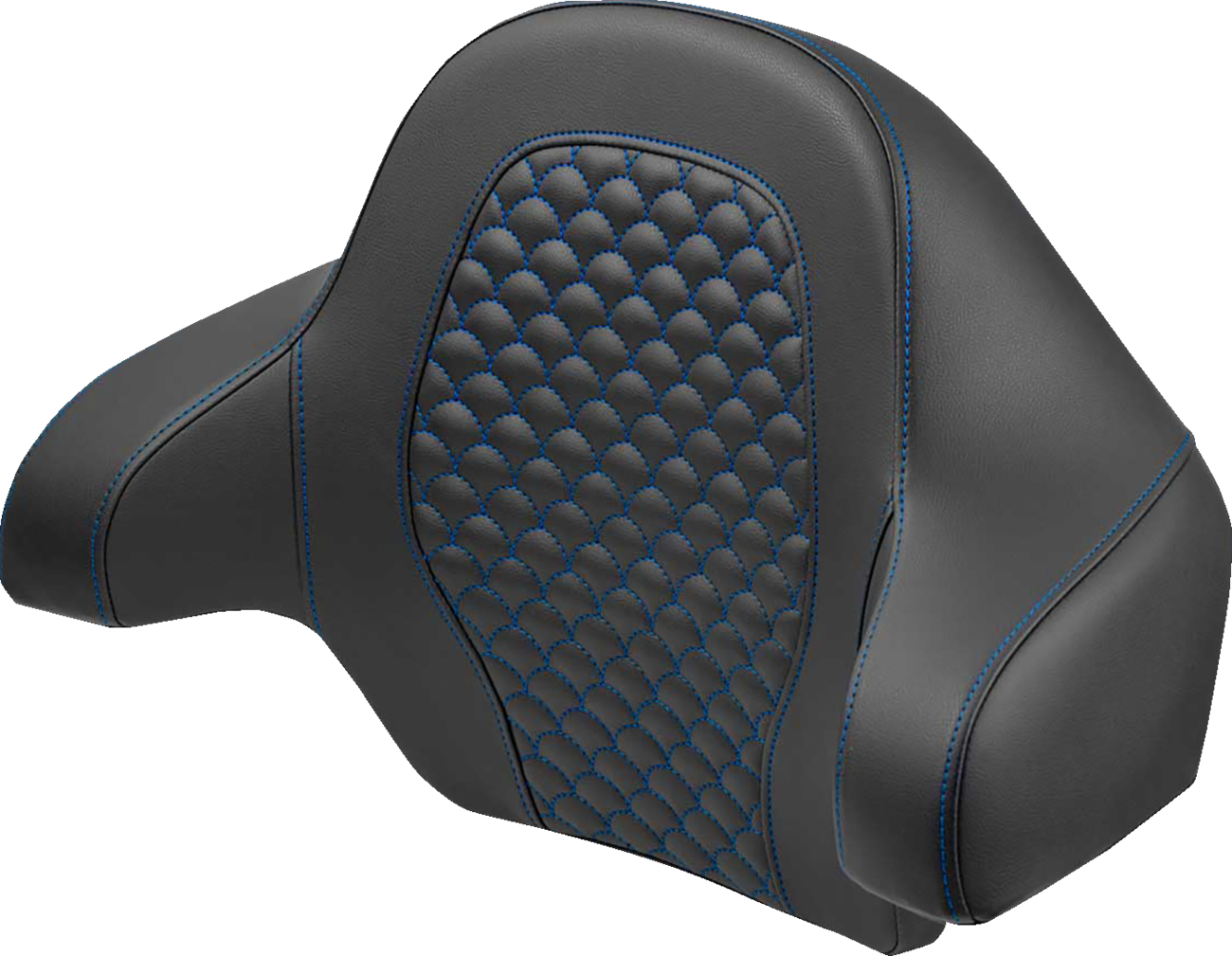 Saddlemen King Tour Pak Blue Dragon Backrest Pad fits 2014-2024 Harley Touring