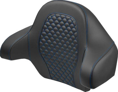 Saddlemen King Tour Pak Blue Dragon Backrest Pad fits 2014-2024 Harley Touring