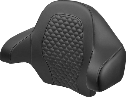 Saddlemen King Tour Pak Gray Dragon Backrest Pad fits 2014-2024 Harley Touring