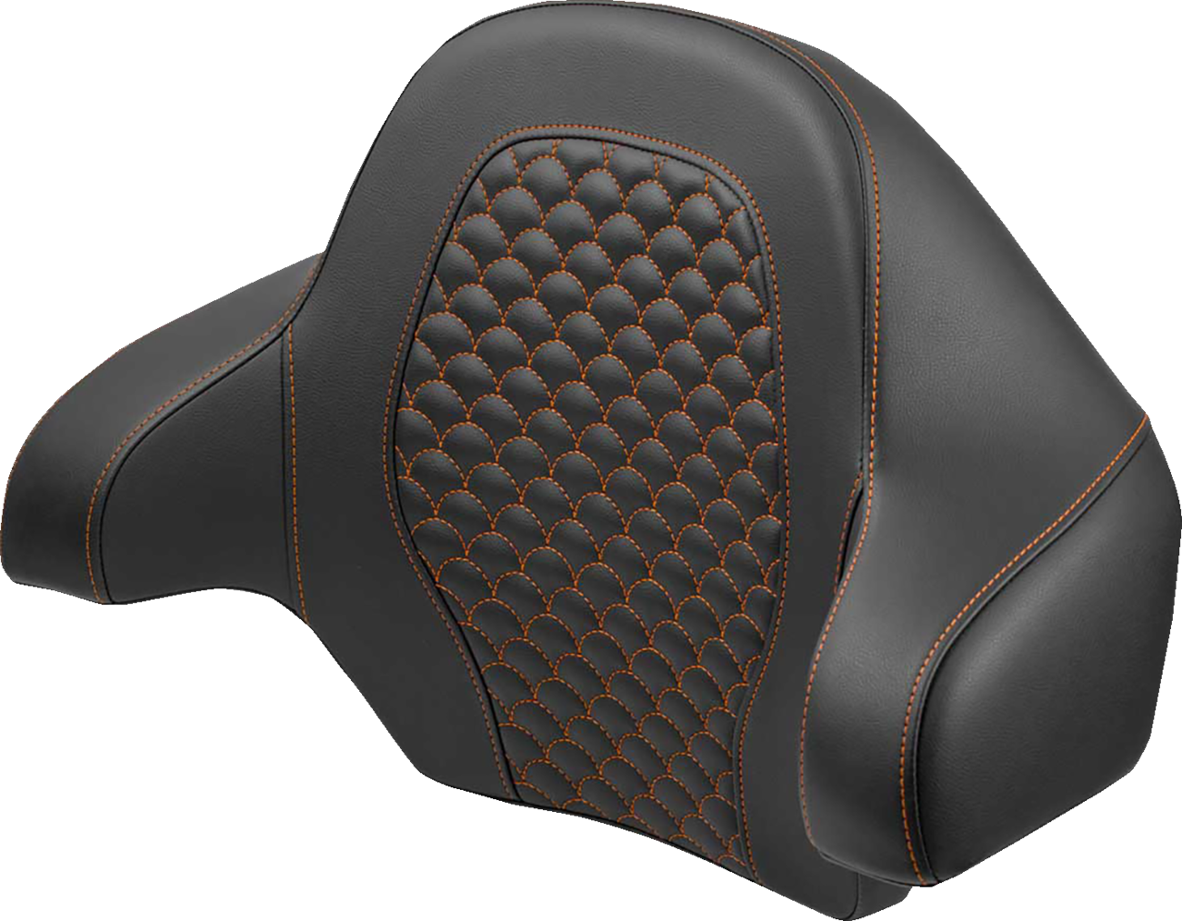 Saddlemen King Tour Pak Orange Dragon Backrest Pad for 2014-2024 Harley Touring