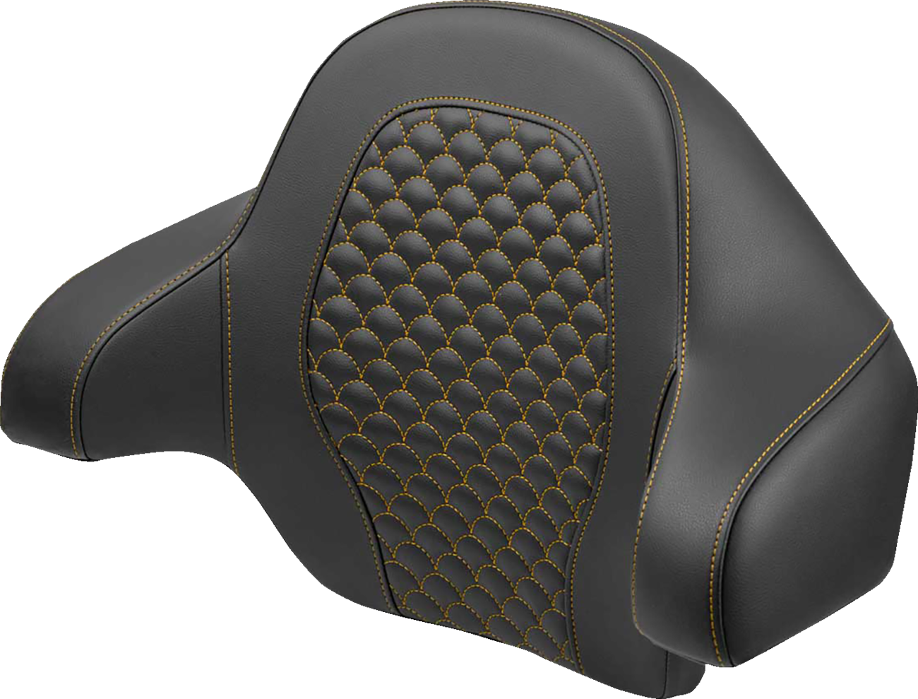 Saddlemen King Tour Pak Gold Dragon Backrest Pad for 2014-2024 Harley Touring