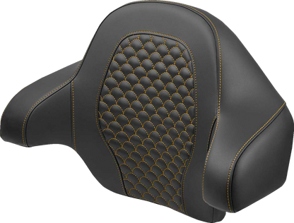 Saddlemen King Tour Pak Gold Dragon Backrest Pad for 2014-2024 Harley Touring