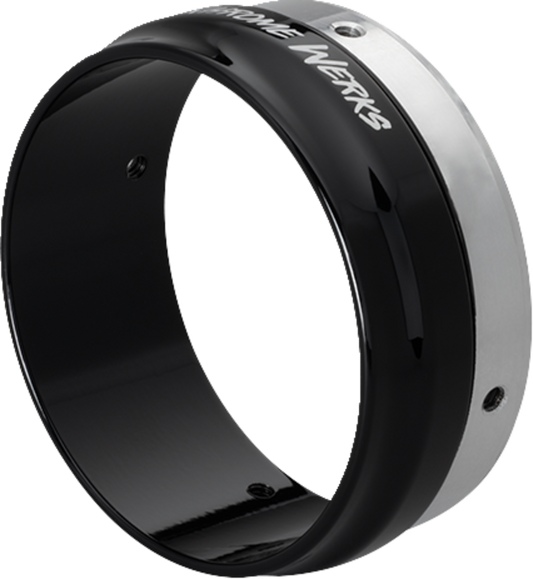 Khrome Werks 4.5" Black Exhaust Muffler Race End Cap Tip for Harley Davidson