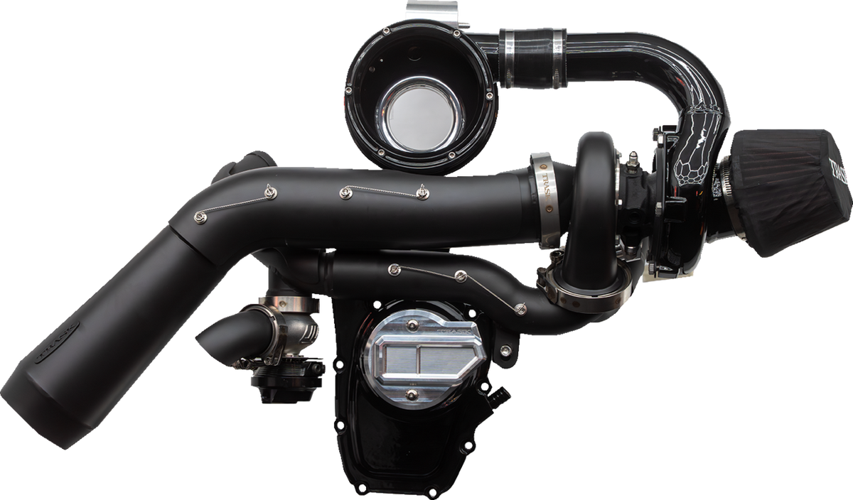 Trask Tornado Stage 2 Black Turbo Kit for 2023-2025 Harley Touring Softail M8