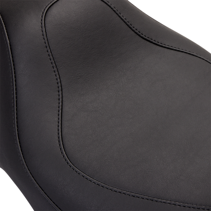 Mustang Tripper Stitched Low Solo Seat fits 2008-2024 Harley Touring 76026
