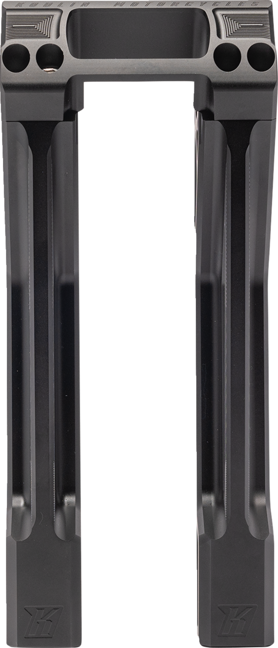 Kodlin Fastback Black 10" Straight Handlebar Risers for 2018-2024 Harley Softail