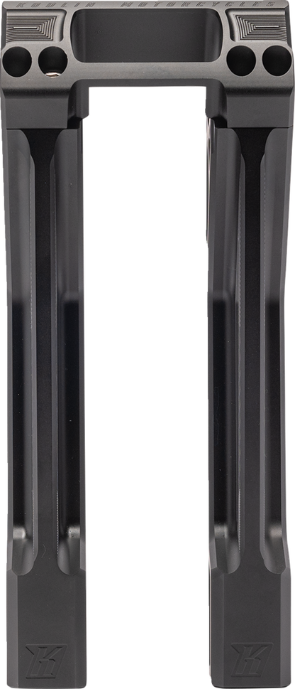 Kodlin Fastback Black 10" Straight Handlebar Risers for 2018-2024 Harley Softail