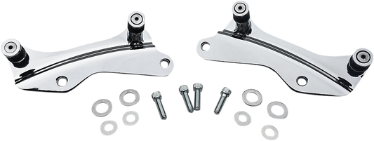 Drag Specialties Chrome Rear Luggage Rack Docking Hardware 14-19 Harley Touring