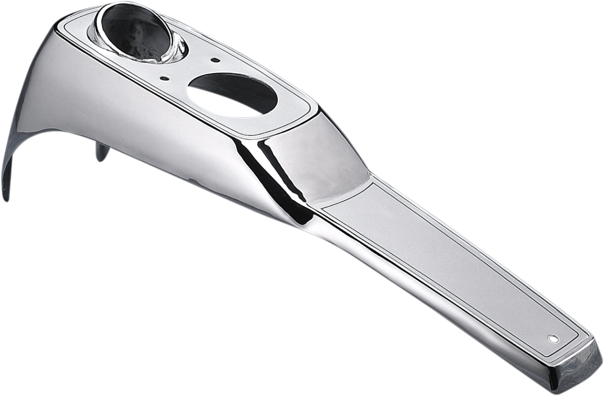 Drag Specialties Chrome Replacement Dash Panel fits 1982-93 Harley FXRT FXRS FXR