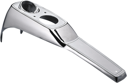 Drag Specialties Chrome Replacement Dash Panel fits 1982-93 Harley FXRT FXRS FXR
