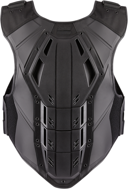 Icon Field Armor 3 Mens Black Motorcycle Riding Street Racing Protection Vest