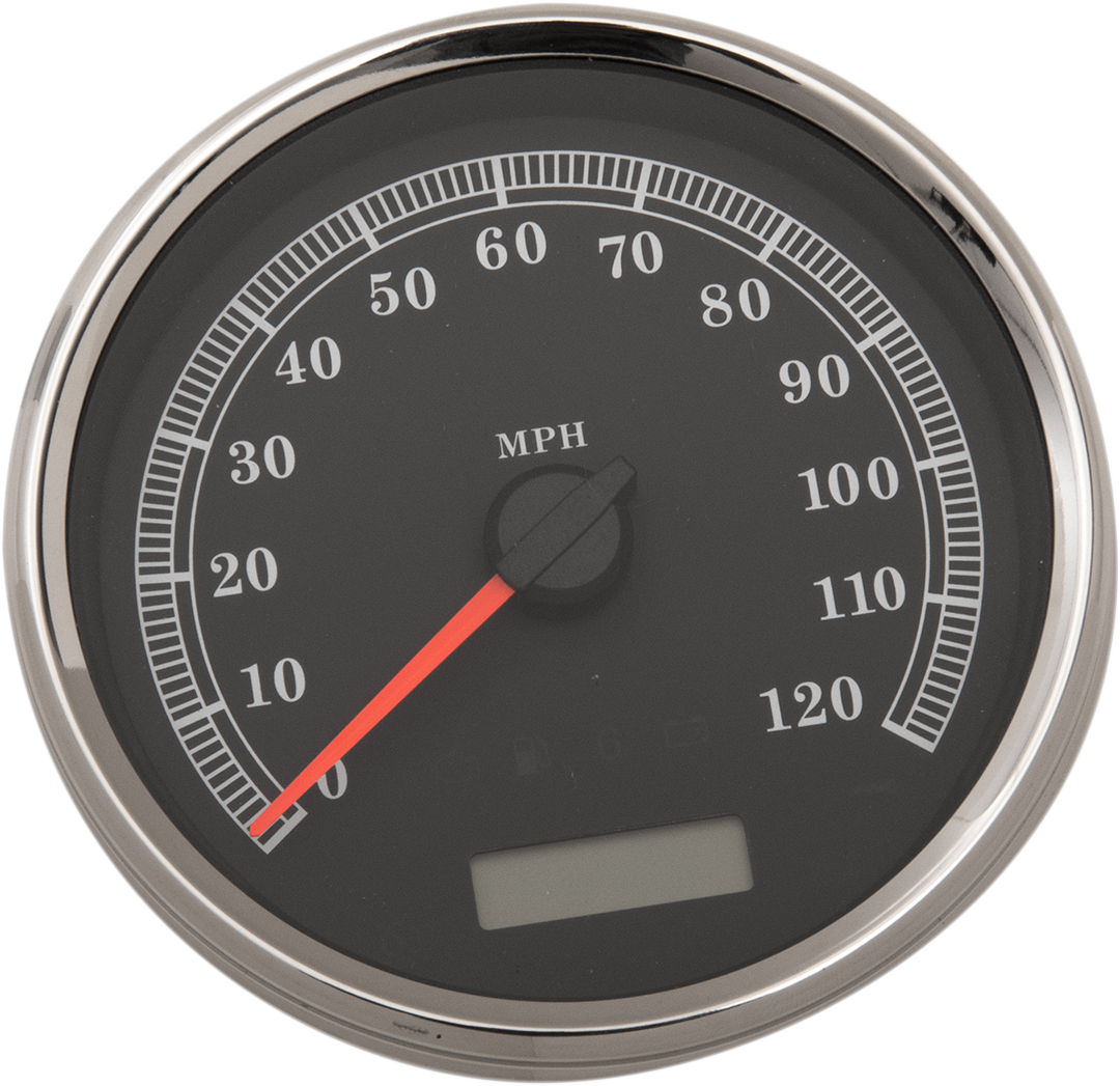 Drag Specialties 5" Electronic Imperial Motorcycle Speedometer 2004-2013 Harley