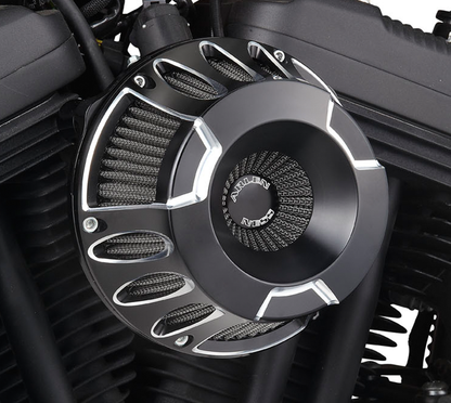 Arlen Ness Black Inverted Air Cleaner Filter Kit 1988-2022 Harley Sportster XLL