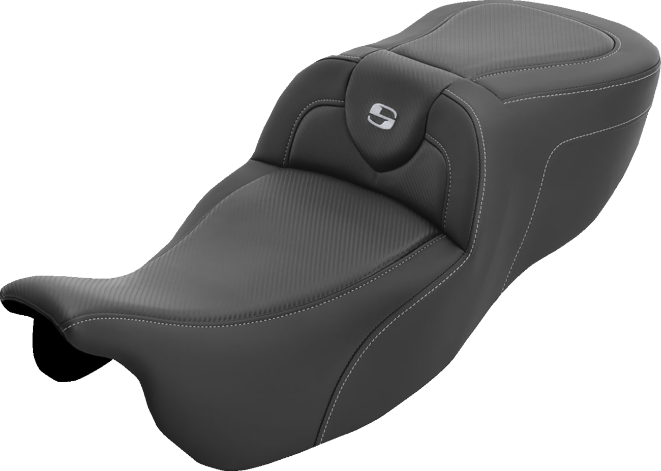 Saddlemen Roadsofa Carbon Fiber Extended Seat for 2015-25 Harley Freewheeler RG3