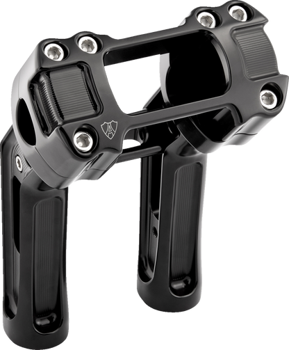 Arlen Ness Method 7" Black Pullback Handlebar Riser for 2018-2024 Harley Softail