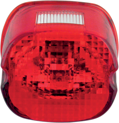 Drag Specialties Red Laydown Taillight Top Lite Lense 99-03 Harley Dyna Touring