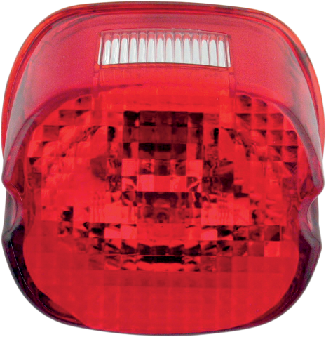 Drag Specialties Red Laydown Taillight Top Lite Lense 99-03 Harley Dyna Touring