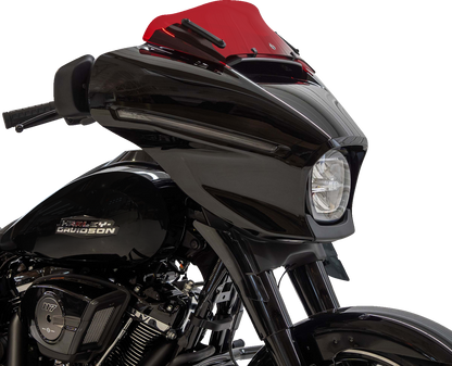Klock Werks Kolor Flare 6.5" Red Windshield fits 2023-2025 Harley Street Glide